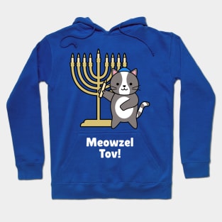 Meowzel Tov! Hanukkah cat Hoodie